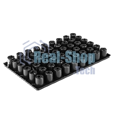 Кассета Россия для рассады, 52x31 см, высота 6 см, 54 ячейки, полистирол 64313