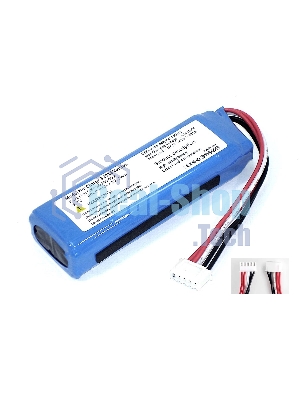 Аккумуляторная батарея для JBL Charge 3 (2016 года) GSP1029102A 6000mAh 3,7V (прямая полярность)