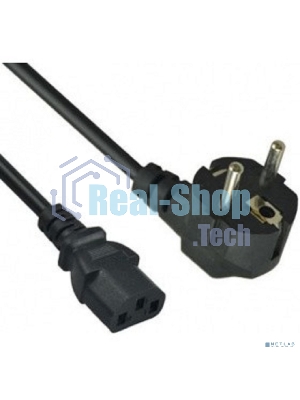Кабель питания ExeGate PC-1,2 OfficePC 450W (Евровилка Schuko->С13) VDE-250V черный, 1.2м