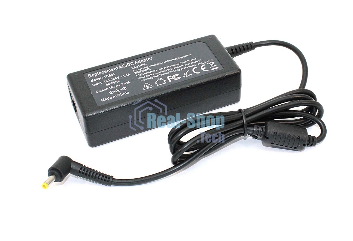 Блок питания (сетевой адаптер) для ноутбуков Acer 19V 3.42A 4.0x1.7мм OEM