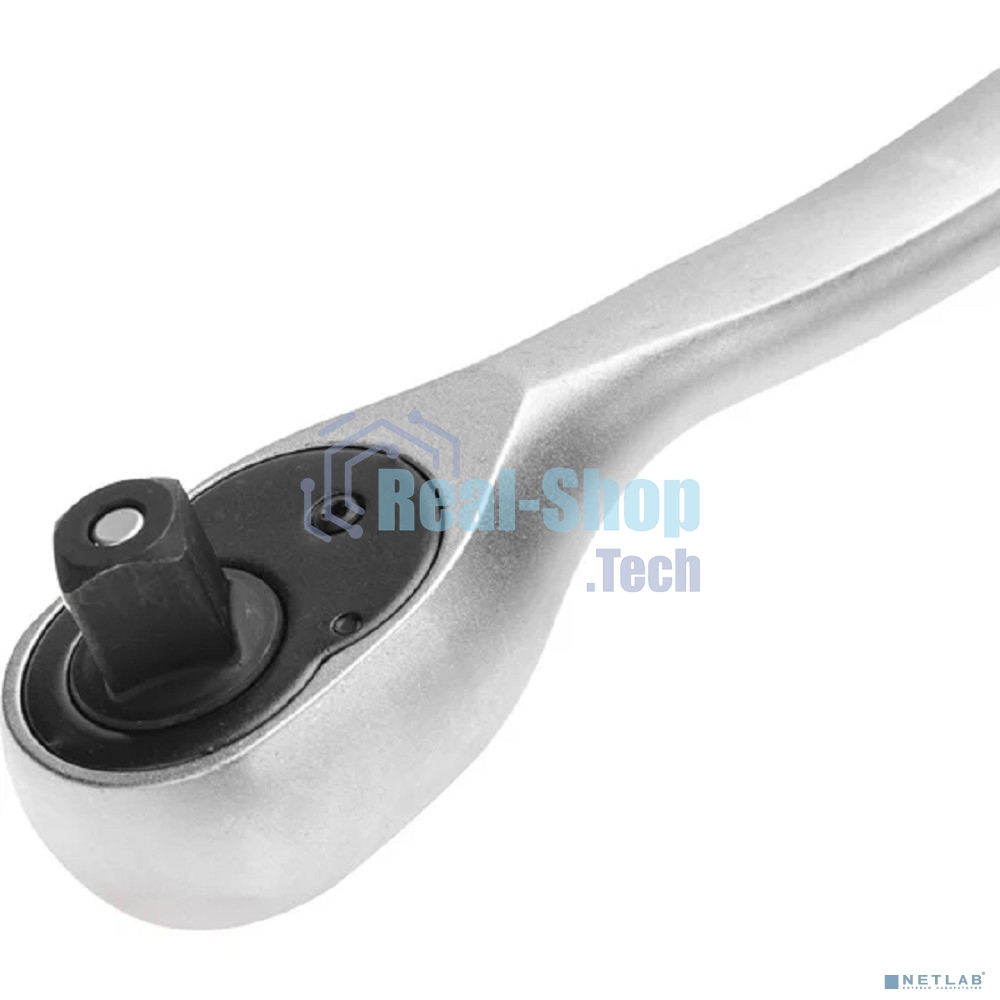 Ключ-трещотка для торцовых головок Kranz 1/2, СrV, 72 зубца