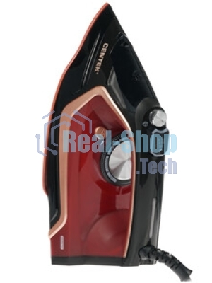 Утюг Centek CT-2313 розовый/черный, 2400 Вт, 50 г/мин, 185 г/мин, 350 мл
