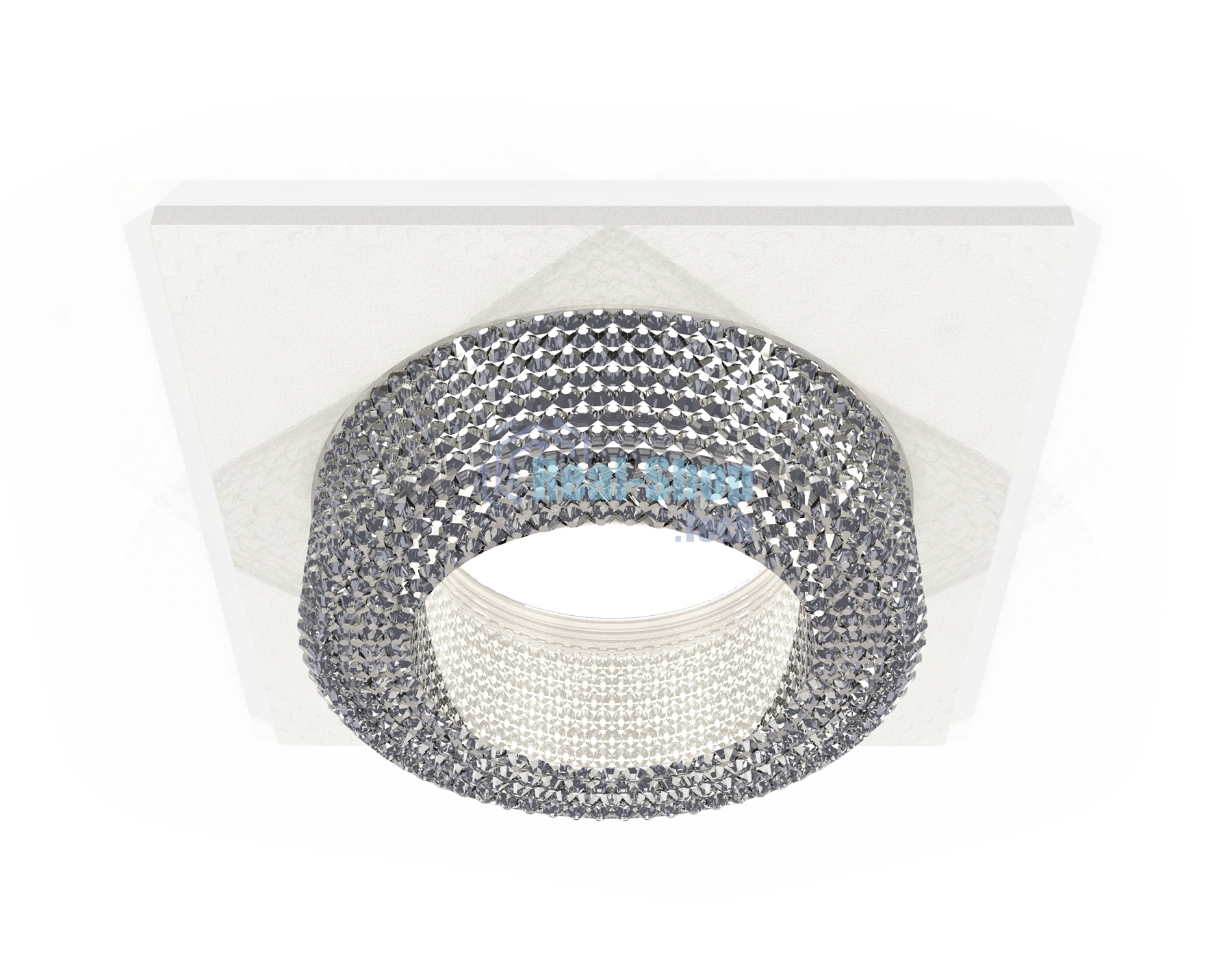 Комплект встраиваемого светильника Ambrella light XC7631020 SWH/CL белый песок/прозрачный MR16 GU5.3 (C7631, N7191)