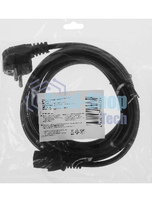 Кабель KingPrice KP-PC-Euro-C13-3m Евровилка IEC C13 3м черный