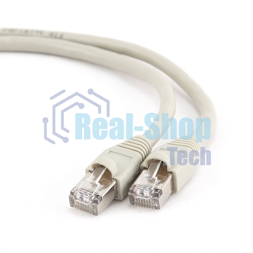 Патч-корд FTP Cablexpert cat.6, 2м, литой, многожильный, серый