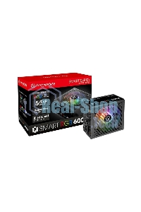Блок питания Thermaltake Smart RGb (PS-SPR-0600NHSAWE-1), 600Вт, 80 PLUS, 120мм, черный