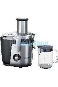 Соковыжималка центробежная Bosch MES4010 1200Вт рез.сок.:1500мл. серебристый/черный