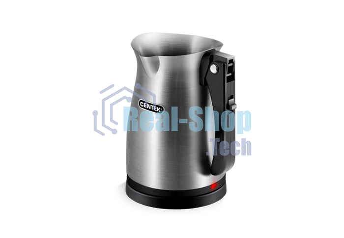 Электрическая турка Centek CT-1099 SS серебристый, исп. кофе - молотый, 0.5 л, 480 Вт