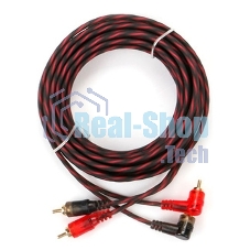 Кабель Ural КМ 2RCA МТ5М 5м межблочный 2RCA-2RCA омедненный алюминий