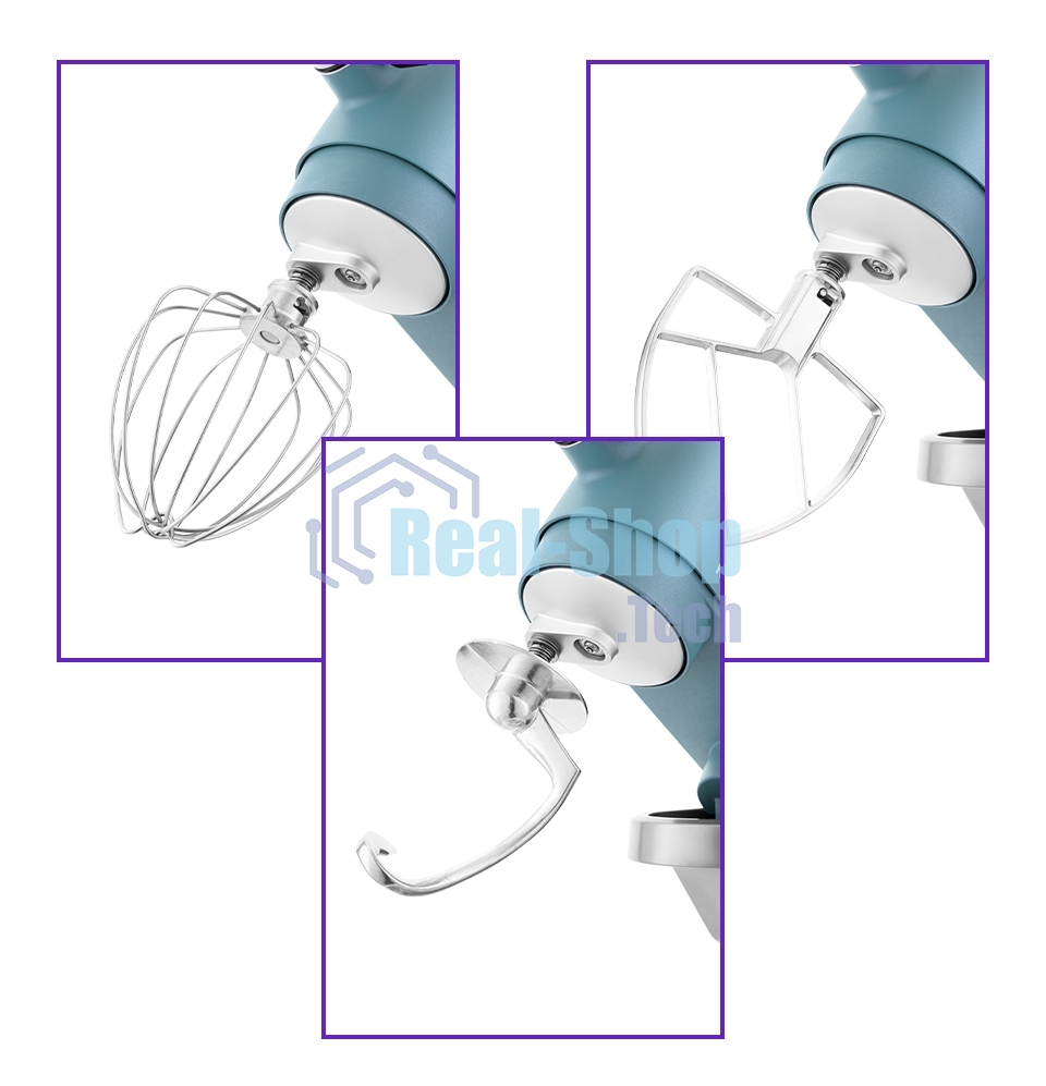 Миксер планетарный Kitfort KT-1391-2 800Вт синий