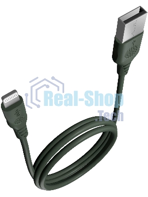 Кабель Vipe VPCBLMFIPVCGRN USB (m)-Lightning (m) 1.2м зеленый