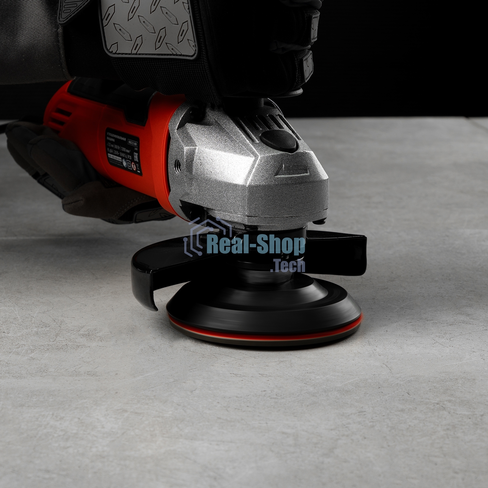 Насадка резиновая Matrix для АГШК с липучкой, 100 мм, посадка M14