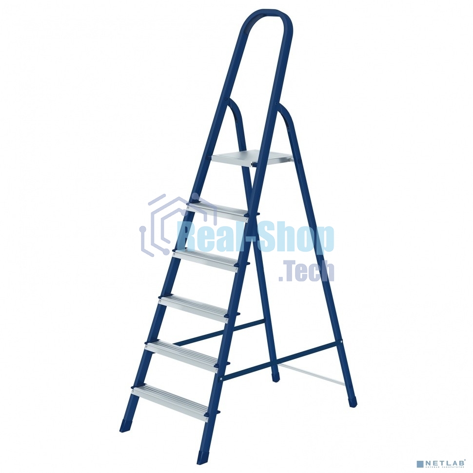 Стремянка Сибртех 6 ступеней, стальная