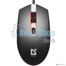 Мышь проводная Defender Dot MB-986 черный, 1600 dpi, USB, кнопки - 4