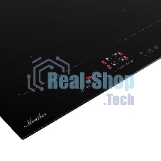 Индукционная варочная панель Monsher MHI 6026, 60 см, индукция, High-Tech, inverter, 9 уровней мощности, бустер, Stop and Go, автоматическое отключение, таймер, индикатор остаточного тепла, сенсорное/слайдерное управление, черный