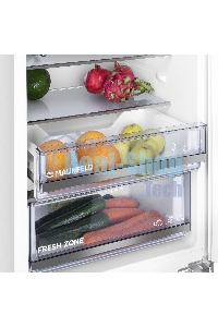 Встраиваемый холодильник Maunfeld MBF193SLFWGR Inverter белый двухкамерный 229/76 л морозилка снизу