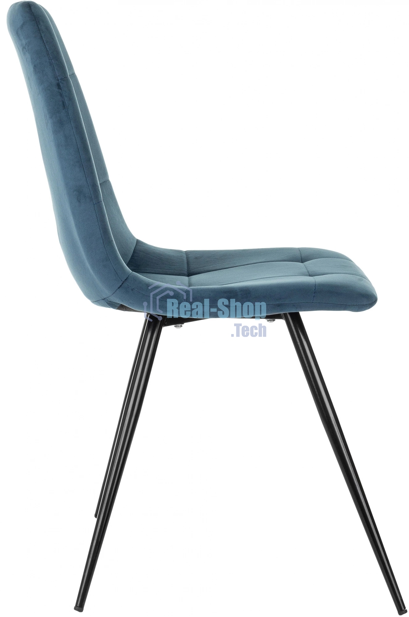 Стул для дома Бюрократ CH-K1_4 комплект 4 шт синий Holland 58 металл черный на ножках