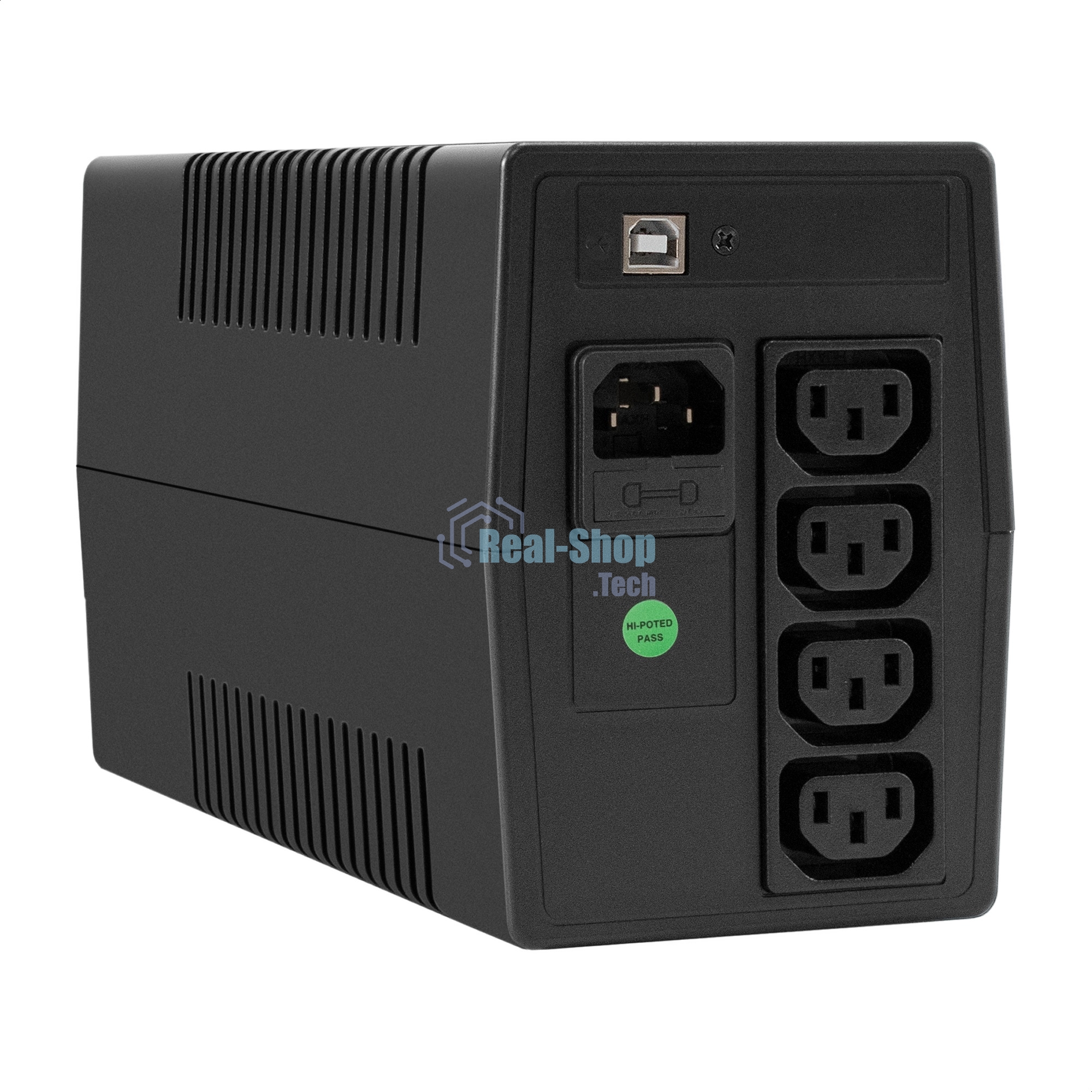 Источник бесперебойного питания ExeGate Smart LB-1000.LCD.AVR.4C13.USB (1000VA/650W, LCD, AVR, 4*C13, USB, батарея 12V 9Ah, черный)