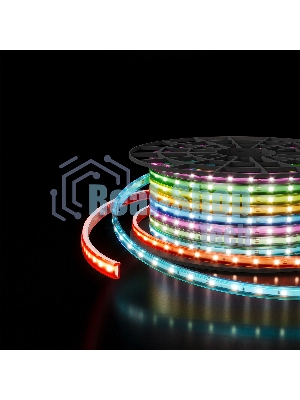 Лента светодиодная LS002 220V RGB/ 220V 11W 60Led 5050 IP65 мульти, 50 м