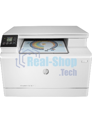 МФУ лазерное HP Color LaserJet Pro MFP M182n (7KW54A), A4, цветной, печ. до 16 стр/мин., 600 x 600 dpi (печать) 1200x1200dpi (скан.), USB, RJ-45, Air Print, Mopria