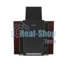 Вытяжка наклонная Gefest ВО 3603 К55 черный/красный мрамор, 60 см, 550 куб. м/ч, 76 дБ