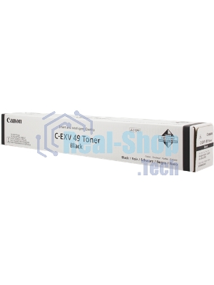 Картридж лазерный Canon C-EXV49BK (8524B002) черный (36 000 стр) для Canon imageRUNNER ADVANCE серий C3300, C3500, DX C3700, DX C3800