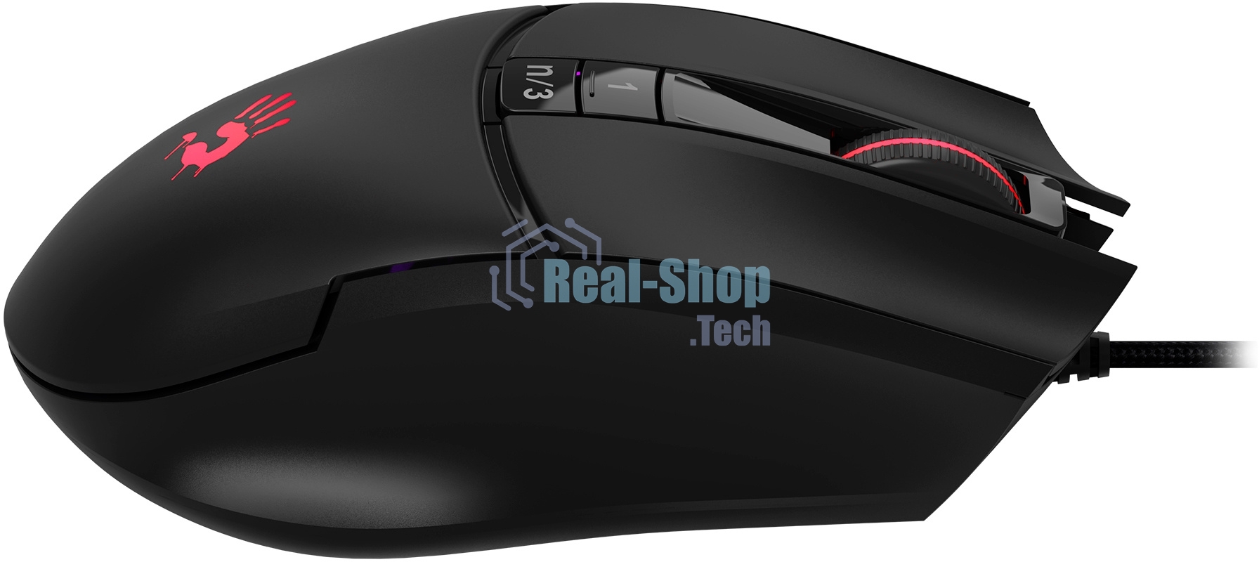 Мышь проводная A4Tech Bloody L65 Max черный, 12000 dpi, USB, кнопки - 7