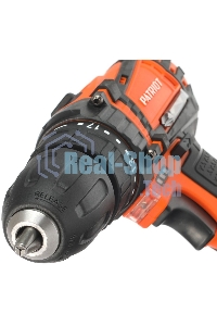 Дрель-шуруповерт аккумуляторная Patriot BR 183UES, Аккумуляторная, 18В, Кейс