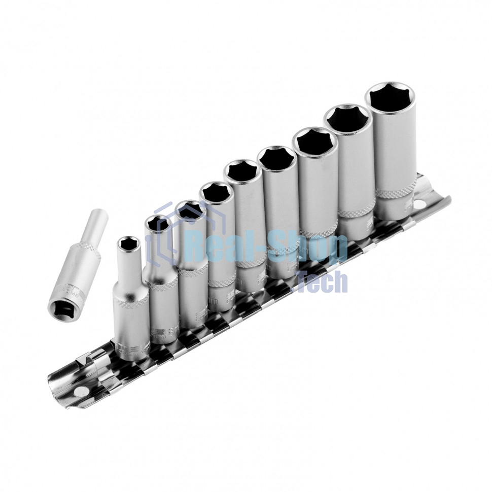 Набор удлиненных торцевых головок 1/4