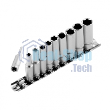 Набор удлиненных торцевых головок 1/4