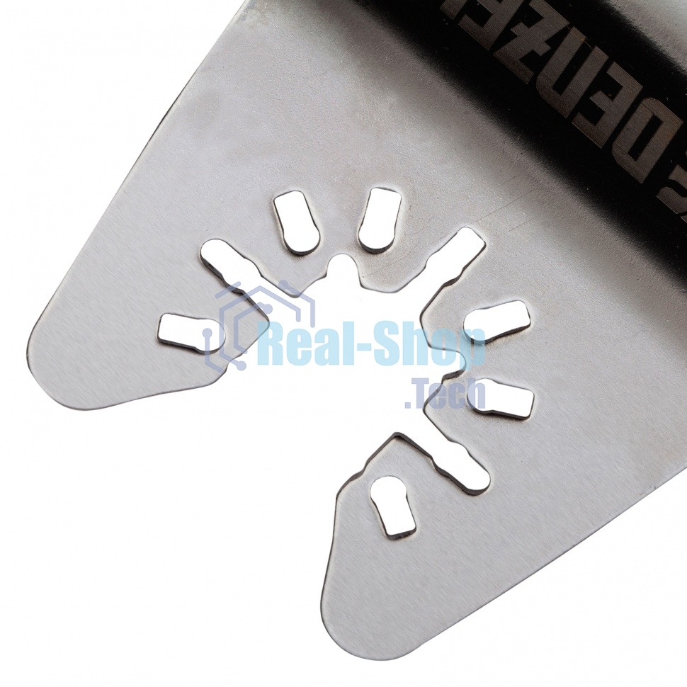 Насадка-шабер для МФИ Denzel Inox, для снятия краски, ширина 50 мм, ступенчатая