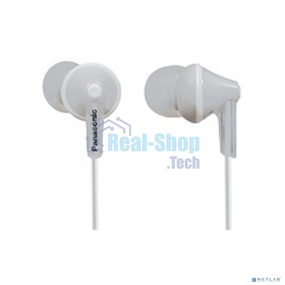 Наушники вкладыши Panasonic RP-HJE125E-W 1.1м белый проводные (в ушной раковине)