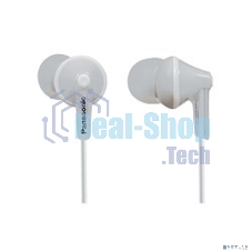 Наушники вкладыши Panasonic RP-HJE125E-W 1.1м белый проводные (в ушной раковине)