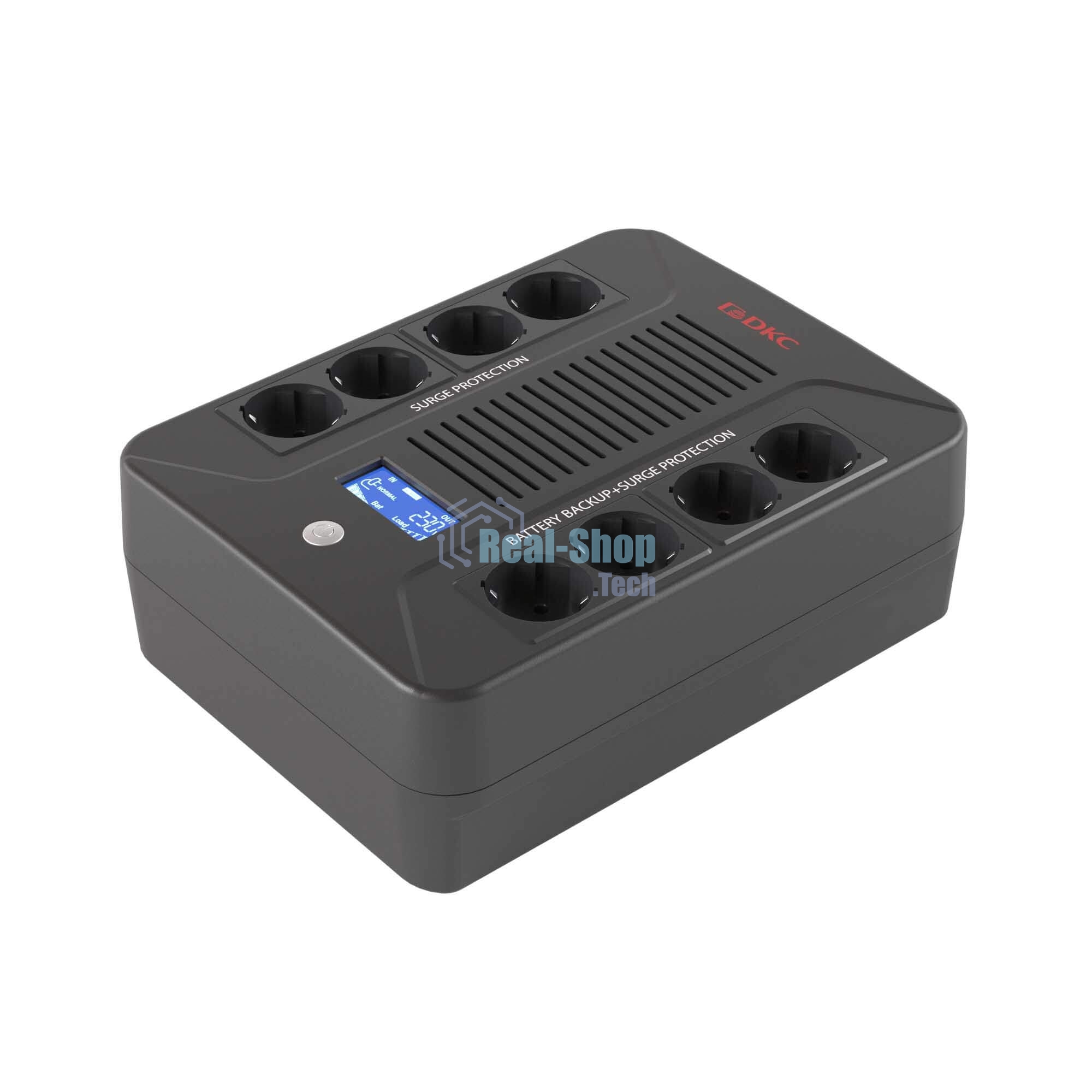 Источник бесперебойного питания DKC INFOPDU600LCD / 600 ВА / 360 Вт / 8 x CEE 7 (евророзетка)