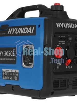 Электрогенератор бензиновый инверторный Hyundai HHY 3050Si, 3.3 кВт, 59 дБ, 22 кг
