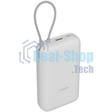 Портативный аккумулятор Xiaomi BHR9738GL 20000mAh QC3.0/PD2.0 22.5W 3A USB-A/USB-C светло-серый