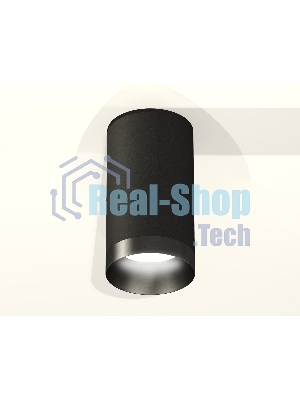 Светильник Ambrella Light XS6323021 SBK/PBK черный песок/черный полированный MR16 GU5.3 (C6323, N6131)