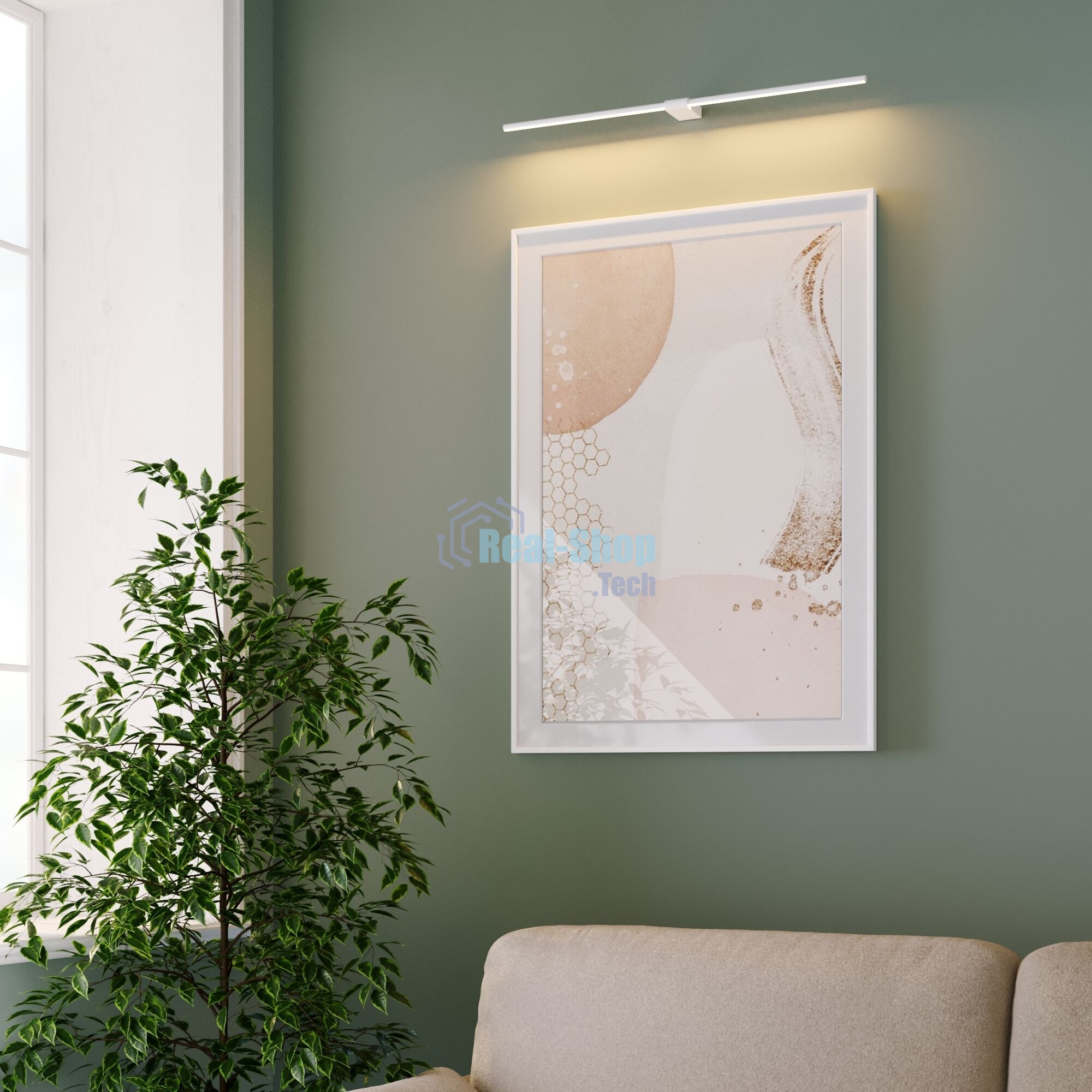 40153/LED / Светильник настенный светодиодный Luar белый 3000K