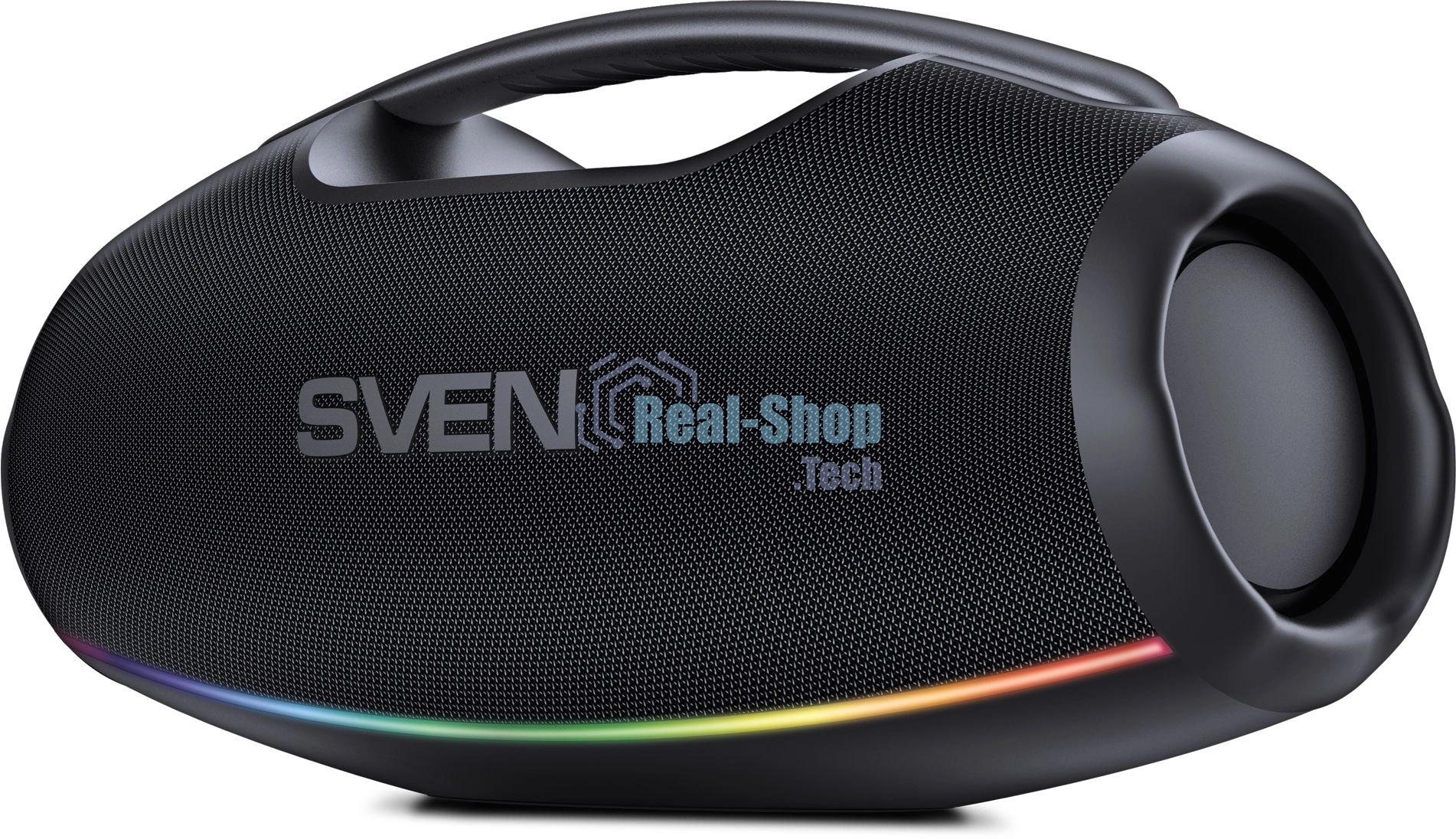 Портативная акустическая система SVEN PS-990, черный, 2.0, 2x90 Вт (RMS), IPx7, TWS, Bluetooth, USB, аккумулятор
