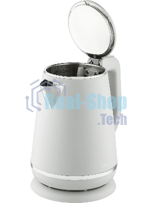 Чайник электрический Haier HK-502 1.5л. 3000Вт серый корпус: нерж.сталь/пластик (TD0029960RU)