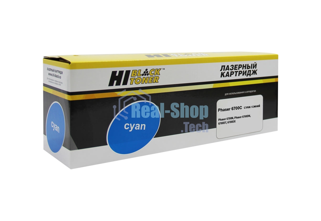 Тонер-картридж Hi-Black (HB-106R01523) для Xerox Phaser 6700, C, 12K