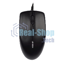 Мышь проводная A4Tech OP-530NU черный, 1200 dpi, USB, кнопки - 3
