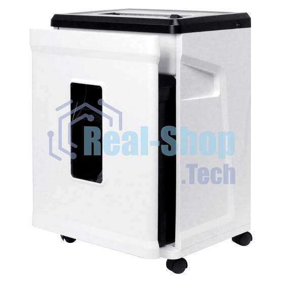 Шредер ГЕЛЕОС УМ26-4, (DIN P-4), фрагмент 3,9х35мм, 14-17 лист (70г/м2), CD/пл.карты/скрепки/скобы, 26 литров