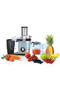 Соковыжималка центробежная Bosch MES4010 1200Вт рез.сок.:1500мл. серебристый/черный