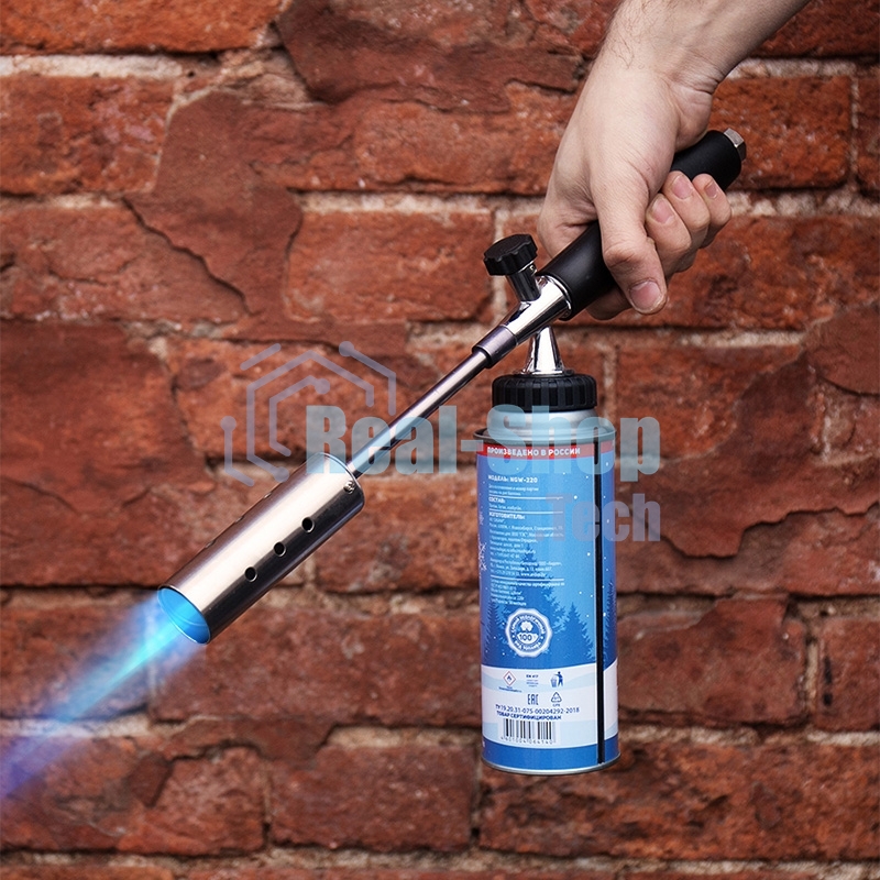 Газовая горелка-насадка Rexant GT-21 (механическая с регулятором) удлиненного типа