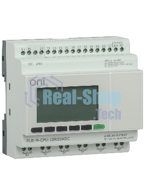 Контроллер программируемый логистический (микро ПЛК) PLR-M. CPU DI12/DO06(R) 24В DC ONI PLR-M-CPU-18R00ADC