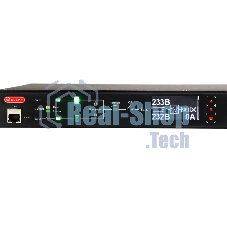 Автоматический ввод резерва ELEMY RACK ATS, 1U, 220В, 32А, OLED, Ethernet, in (2) IEC309, out (2) C19 (9) C13
