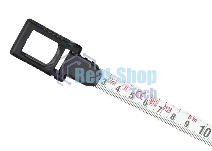 Рулетка геодезическая Gross 30 м х 13 мм, закр. корп., металл. лента, нейлон