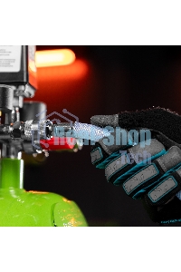 Шланг STELS 57025пневматический пвх 10x16мм 18 бар армированный прозрачный быстросъемное соединени