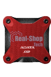 Внешний SSD ADATA SD620, 1TB, USB 3.2 Gen 2 Type-A, R/W 550/480, красный